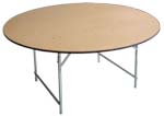 mesas plegables redondas de 160 cm de diametro: de madera conglomerada